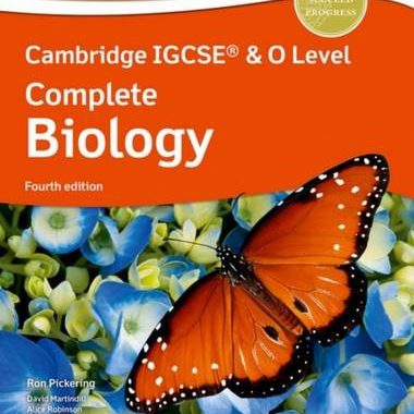 Cambridge IGCSE (R) & O Level Complete Biology: Student Book Fourth  EditionRon Pickering